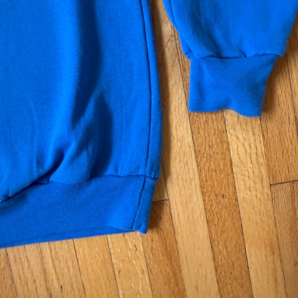 Retro Vintage 90s Brooks Athletic Blue Sweatshirt - Picture 6 of 8